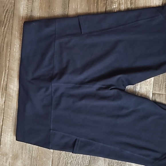 Active Life Athletic Leggings Side Pockets Half Mesh Legs Women's Large Stretchy - Picture 4 of 15